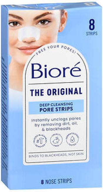 Biore deep cln nse pore strp 8