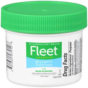 Fleet glycerin supp adl 12
