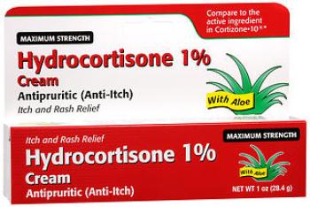 Hydrocort+aloe crm 1% tar 1oz@