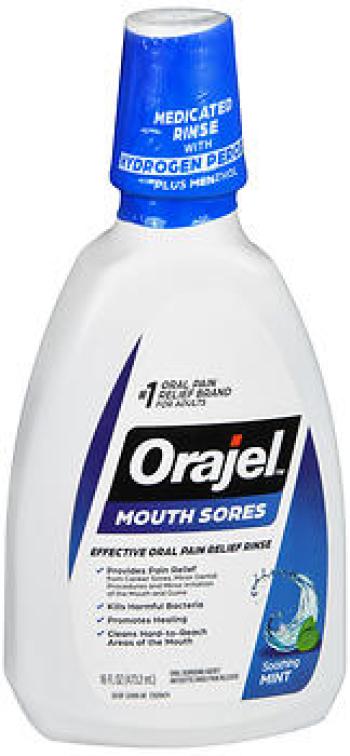 Orajel mouth sore rinse 16oz