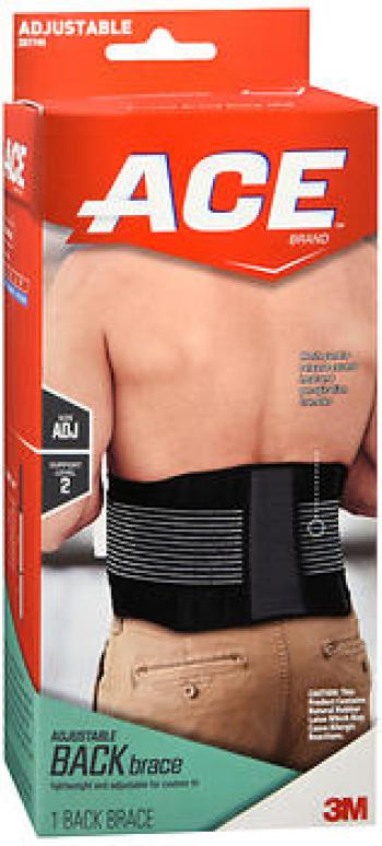 Ace back brace 1sz adj 207744