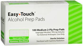 Alcohol prep pad ster 100
