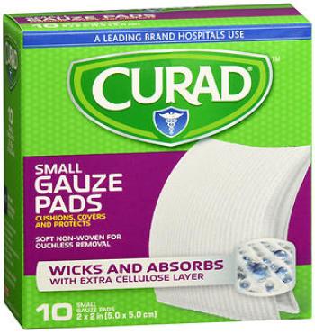 N/w pro gauze pad 2x2in cur 10