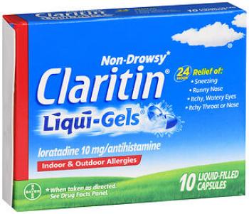 Claritin allerg liqgel 10mg 10