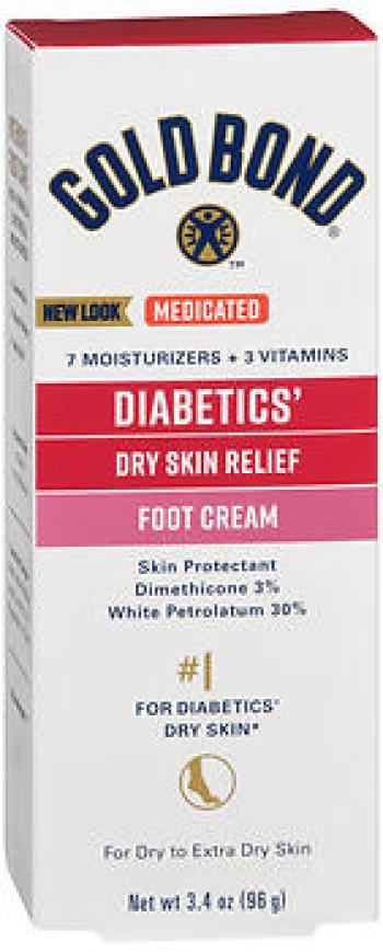 Gold/b diab foot crm 3.4oz