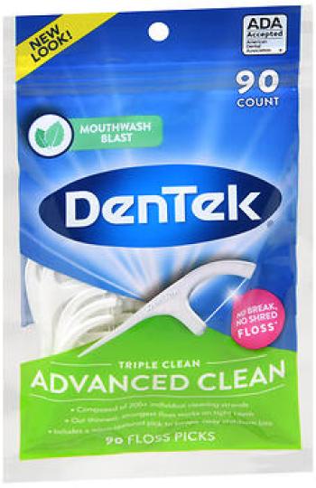 Dentek trpl cln fls pck mnt 90