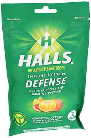 Halls def vit-c citrus bag30