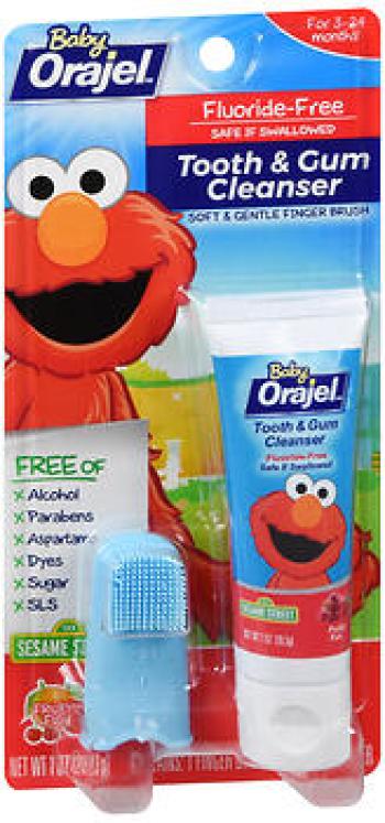 Orajel baby th+gm cln frt 1oz