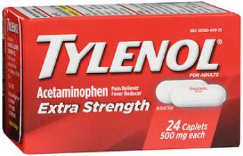 Tylenol capl ext/str 24
