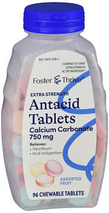 F&t antacid xs tab asst frt 96
