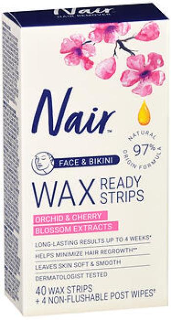 Nair wax face strip 40