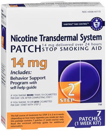 Nicotine patch 14mg stp-2 7@