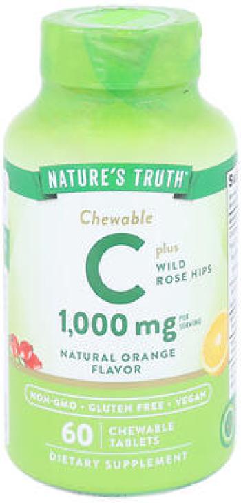 Nt vit c 1000mg chew w/rh tb60