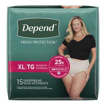 Depend u/w max abs xl wmn15cs2