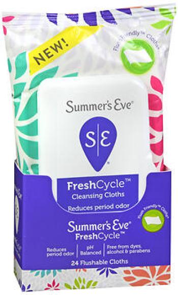 Summers eve fem cloth frsh 24