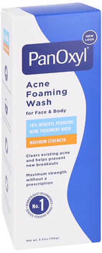 Panoxyl acne foam wash 10% 6oz